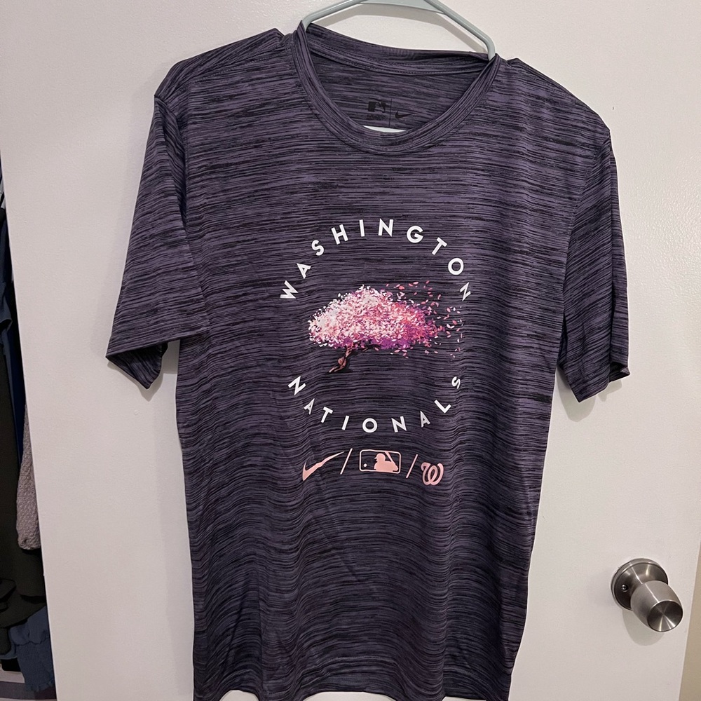 Washington Nationals City Connect Cherry Blossom Dri-Fit Nike Shirt